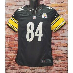 Pittsburgh Steelers Jersey Women's Medium Black Nike NFL Football Antonio Brown